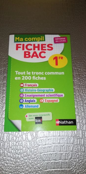 Mes fiches bac 1re