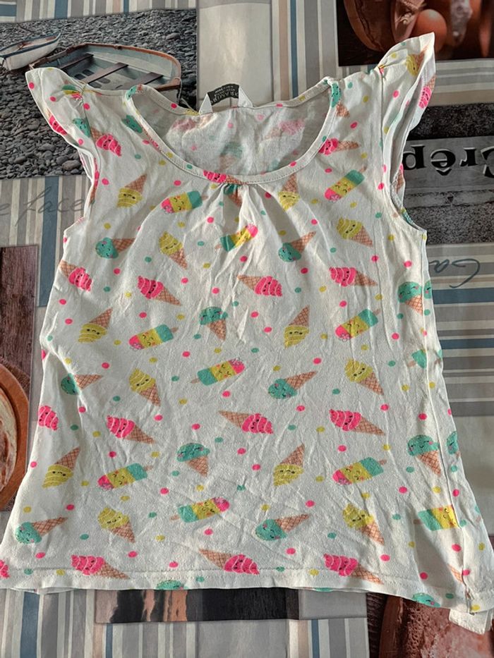 T shirt fille glace