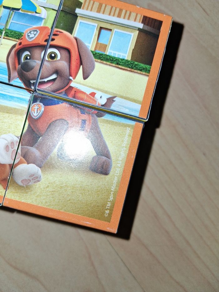 Lot pat patrouille paw patrol jeu de cubes, puzzle et paires - photo numéro 2