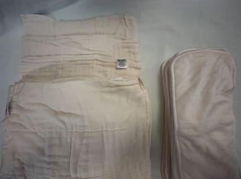 Lot d'insert et prefold bumdiapers