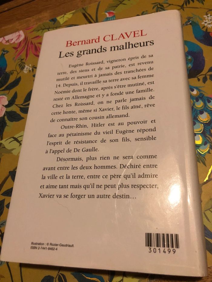 Les grands malheurs Bernard Clavel - photo numéro 2