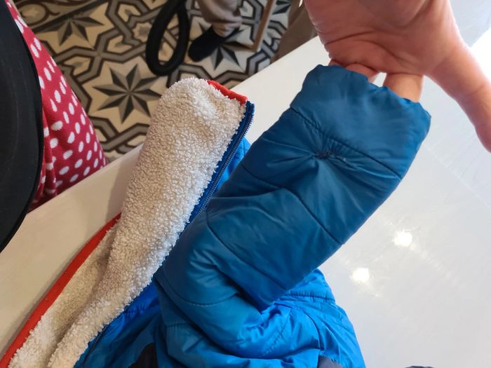 Manteau réversible sergent major bleu 4/5 ans - photo numéro 6