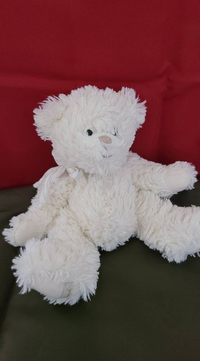 Bukowski Doudou Peluche Ours Blanc Mon Premier Ours - photo numéro 5