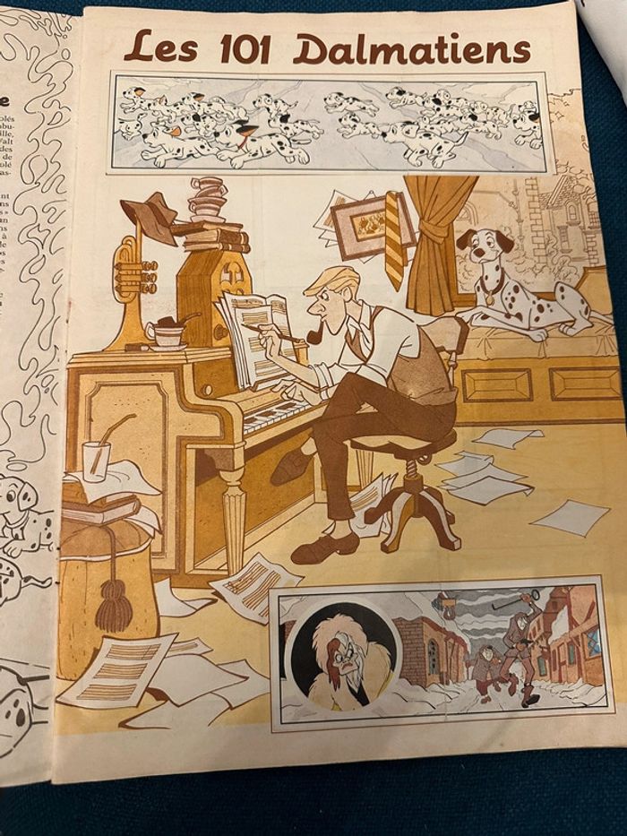 Album Panini ancien Disney les 101 dalmatiens chiens complet grand livre stickers - photo numéro 4