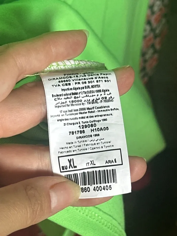 Robe d’été fines bretelles verte fluo 42/XL - photo numéro 5