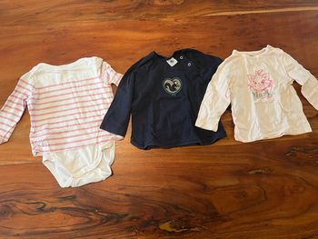 Tee shirt manche longue fille 12 mois