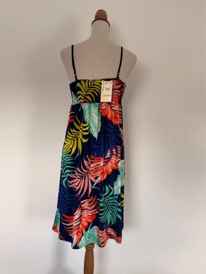 Robe tunique longue Kleid dress Vestido Vestito jurk jumpsuit femme donna woman mujer volant été - photo numéro 4