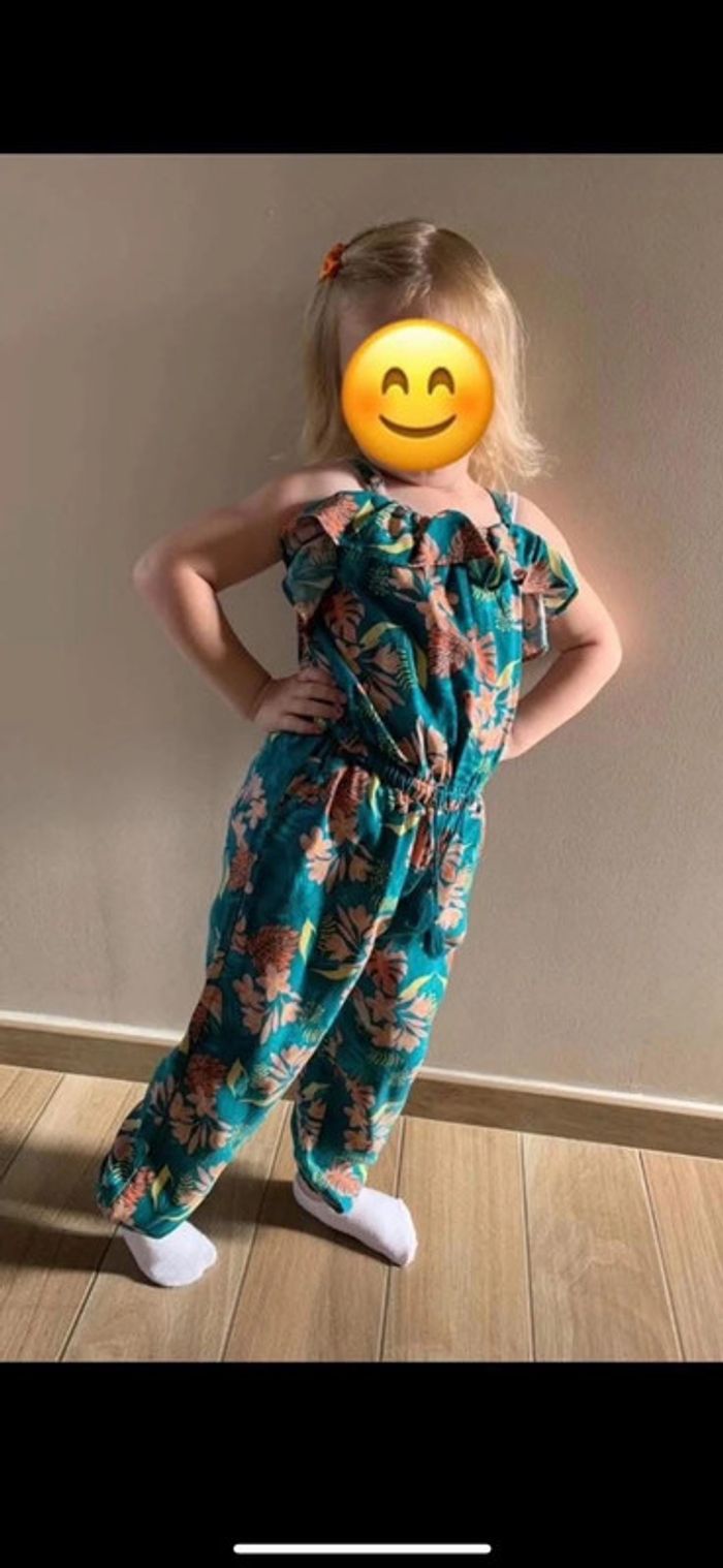 Combinaison fluide pantalon fleuri creeks 5 ans - photo numéro 5