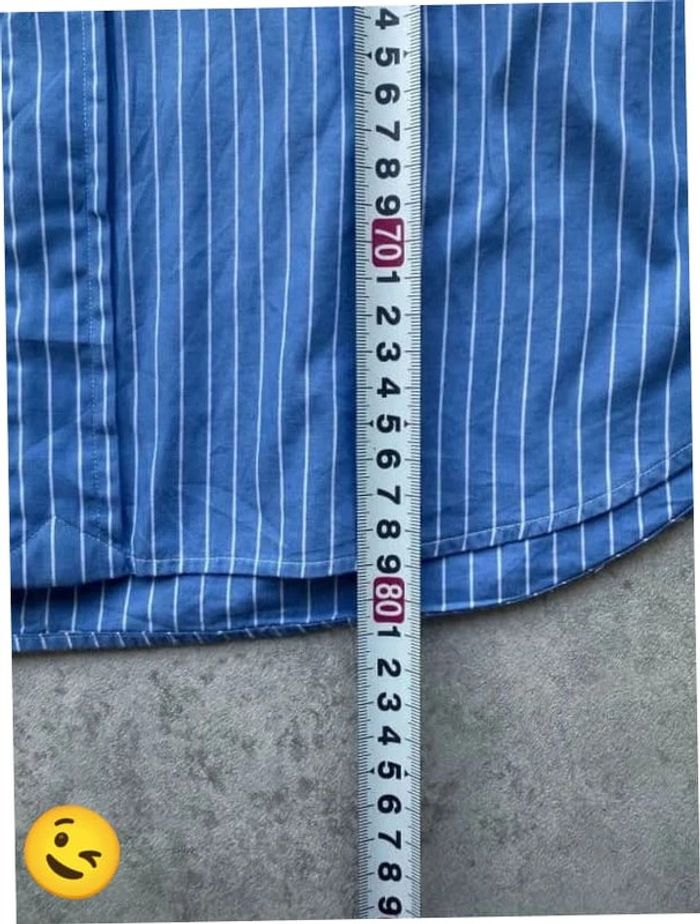 Chemise Ralph Lauren manche longue Taille L bleu Homme Men CHE75 - photo numéro 5