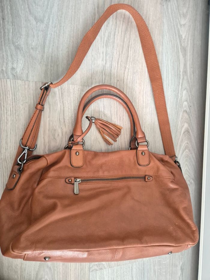 Sac à main en cuir sauvage Hexagona - photo numéro 10