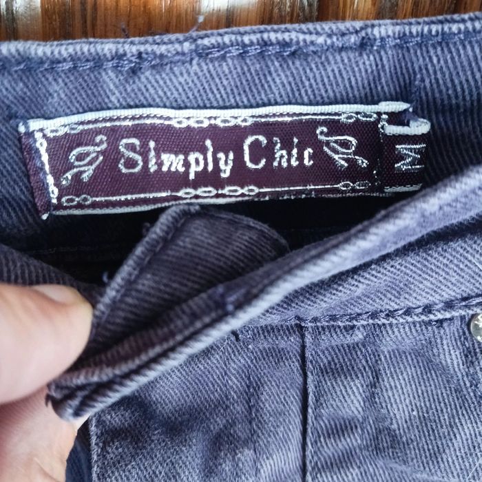 Jupe vintage violette taille 38 simple chic - photo numéro 3