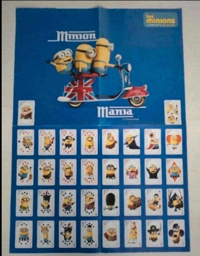 Jeu de 32 cartes et poster Minions - photo numéro 4