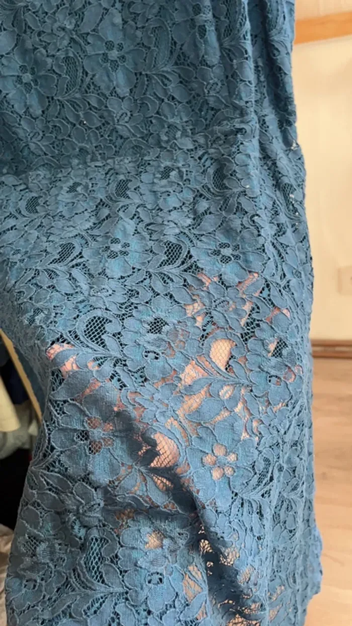 Robe bleu canard - photo numéro 2