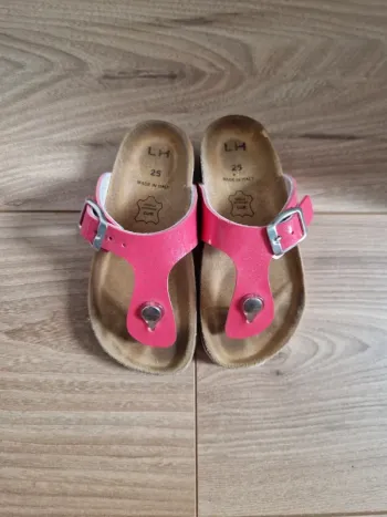 Sandales roses a paillettes