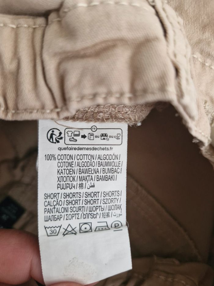 🎯 Short bébé - Kiabi - Taille 24 mois - Coton - photo numéro 5