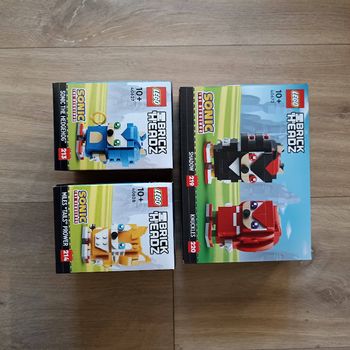 Pack 3 boîtes LEGO 🧱 BrickHeadz Sonic 40672+40627+40628 NEUF