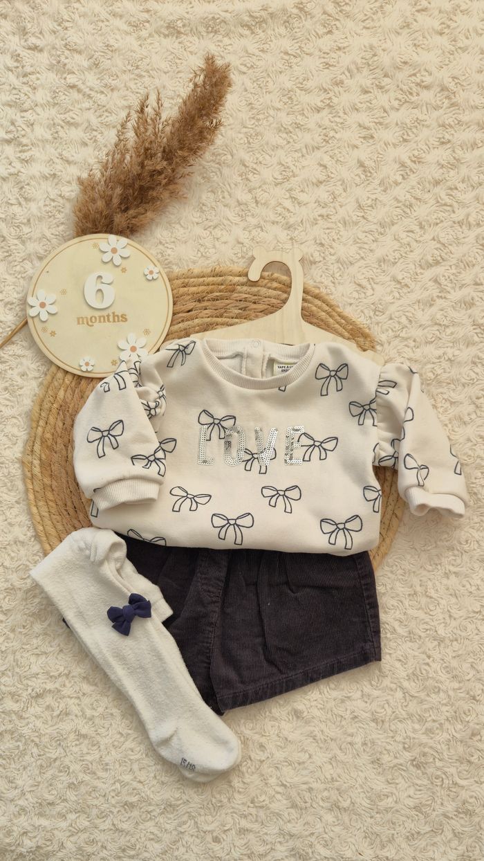 Ensemble short et sweat 6 mous