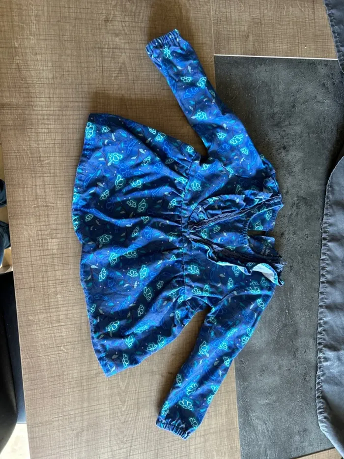 Blouse manches longues bébé fille, petit béguin, 12 mois