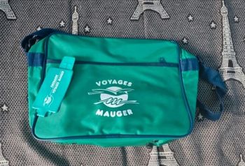 Sac de voyage vintage avec porte étiquette