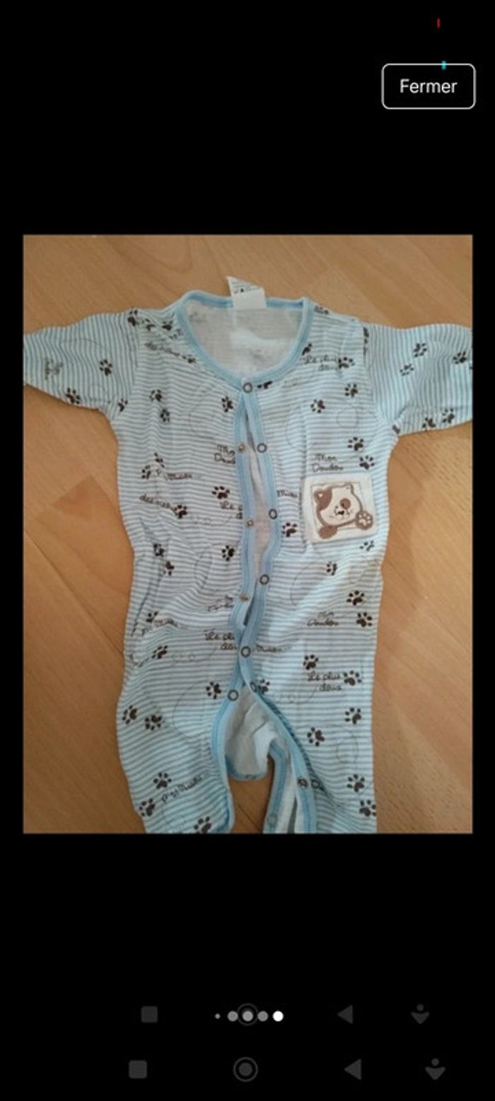 Lot 7 pyjamas coton a peine portés - photo numéro 9