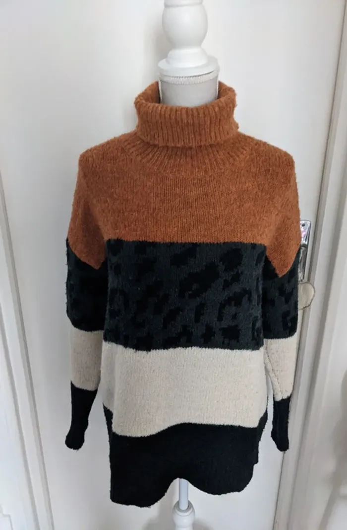 Pull col roulé 🧡