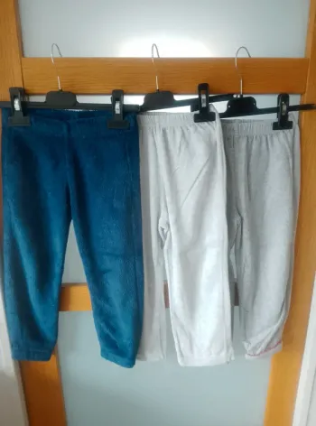 Lot de 3 bas, pantalon de pyjama hiver - Garçon 4 ans