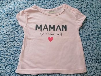 Tee-shirt fille 6 mois