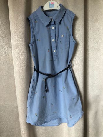 Robe sans manche imprimé fleurs 4-5 ans H&M