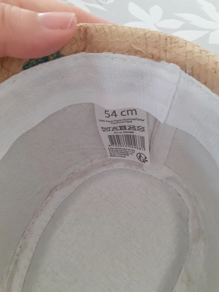 Chapeau de paille cactus - photo numéro 3