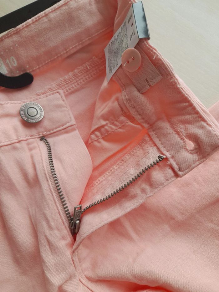 Pantalon rose skinny neuf - photo numéro 2