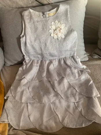Robe de fête grise