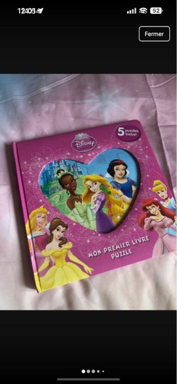 Livre puzzle Disney 