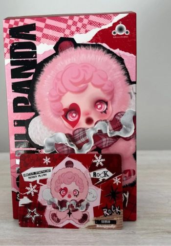 Skullpanda Wintey Symphony, Rhapsody Authentique labubu Popmart
