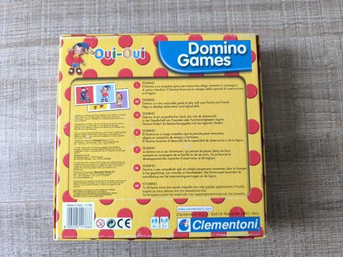 Jeu domino oui oui clementoni - photo numéro 3