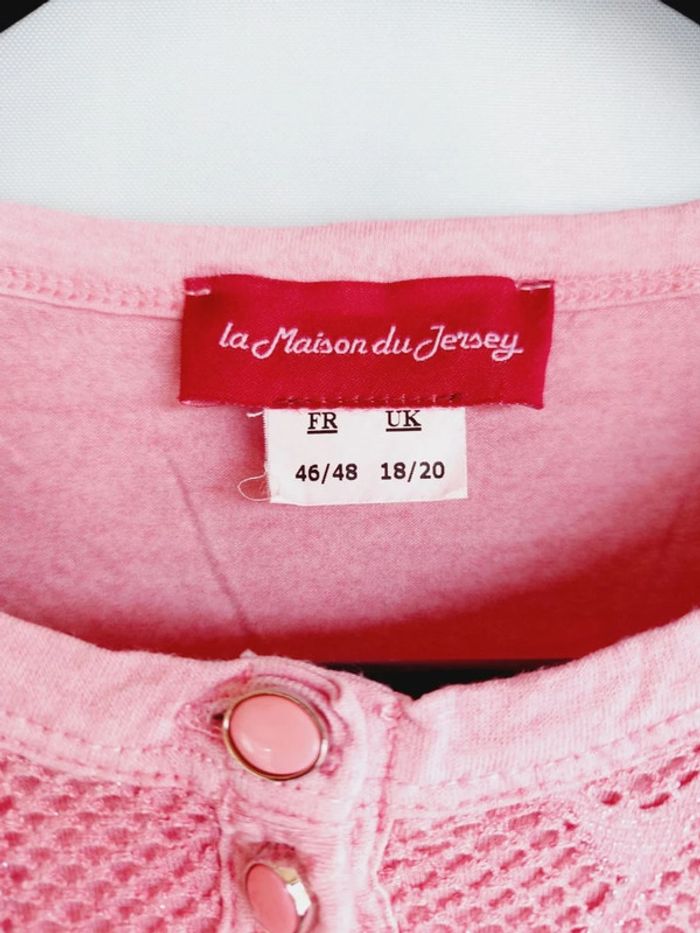 Cardigan Gilet manches 3/4 Taille 46 / 48 La maison du Jersey - photo numéro 2