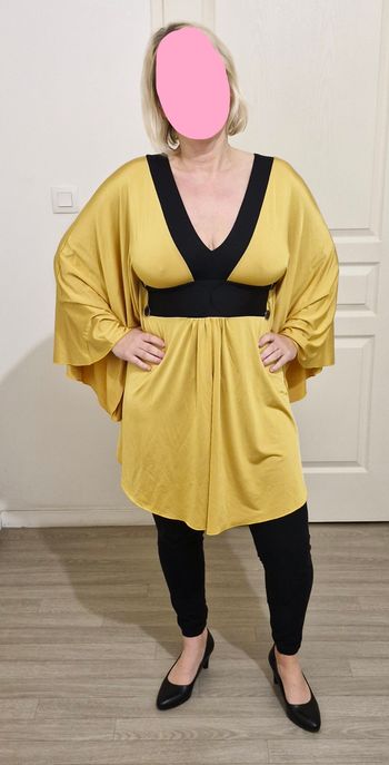 Tunique papillon satinée achetée à Nawarra de TBT9