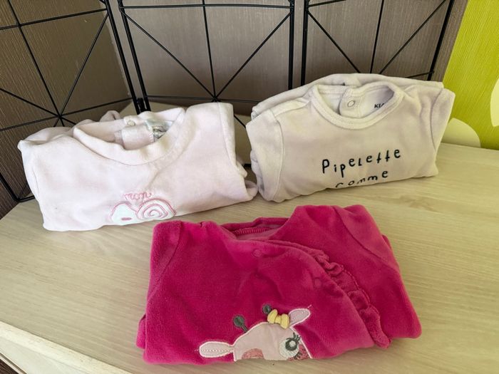 Lot de 3 pyjamas bébé - photo numéro 2