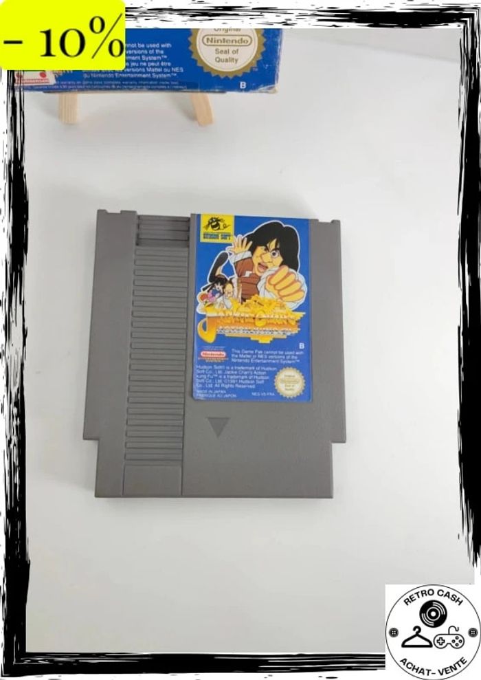 Jackie Chan’s Action Kung Fu Nintendo nes sans notice - photo numéro 2