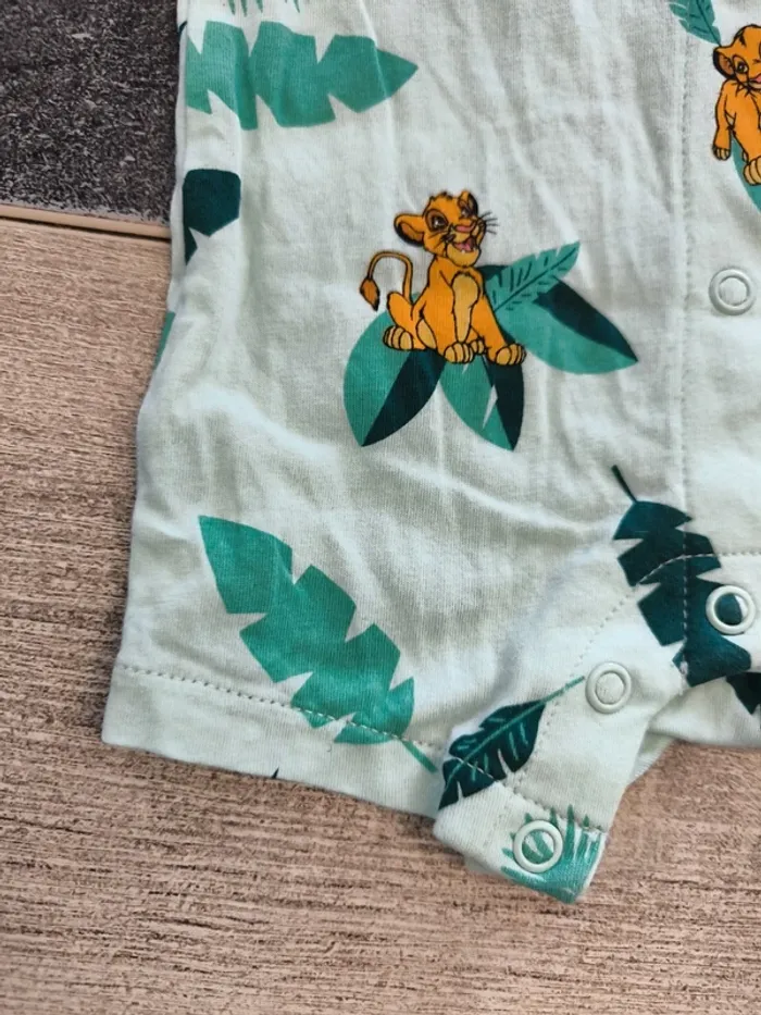 Combishort garçon 6 mois Disney Simba - photo numéro 3