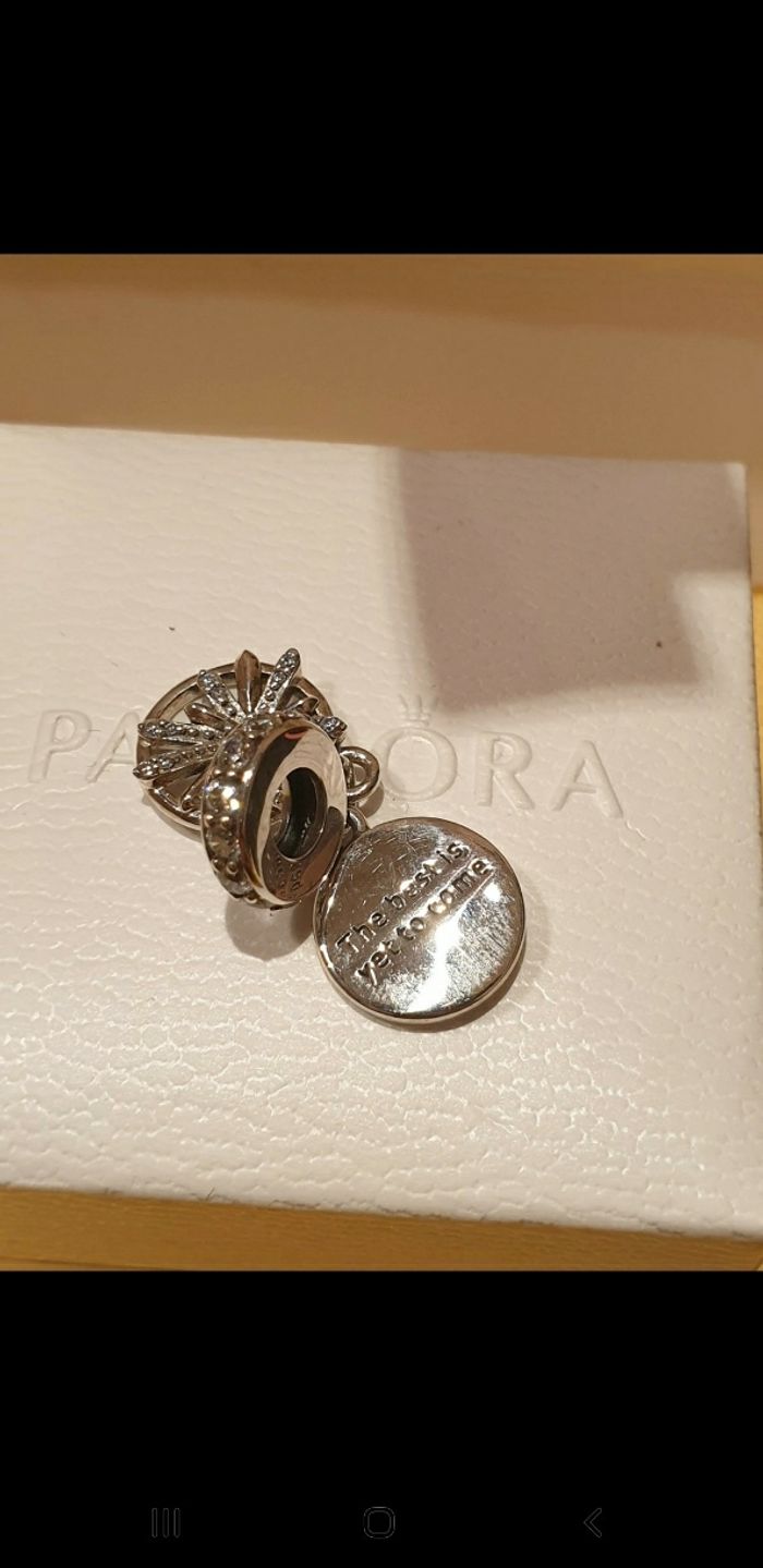 Charm Pandora Double Pendant "Feux d'artifice et Souhaits Éblouissants" - photo numéro 6