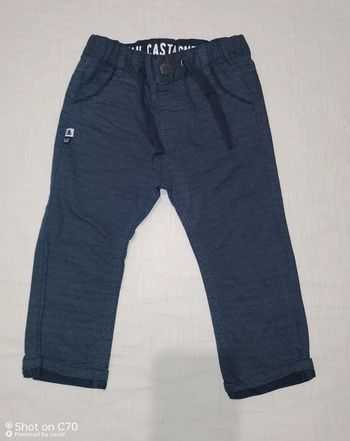 Lulu castagnette pantalon léger bleu marine