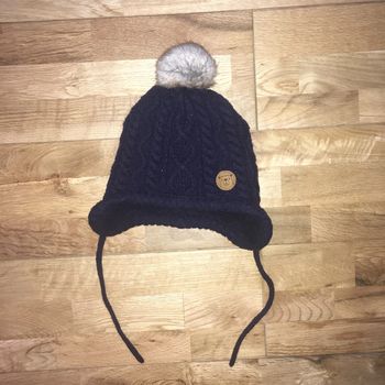 Joli bonnet bleu marine h&m 1-2ans
