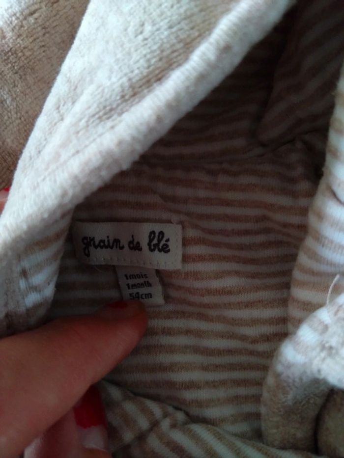 Ensemble bébé garçon 1 mois 59 cm - photo numéro 4