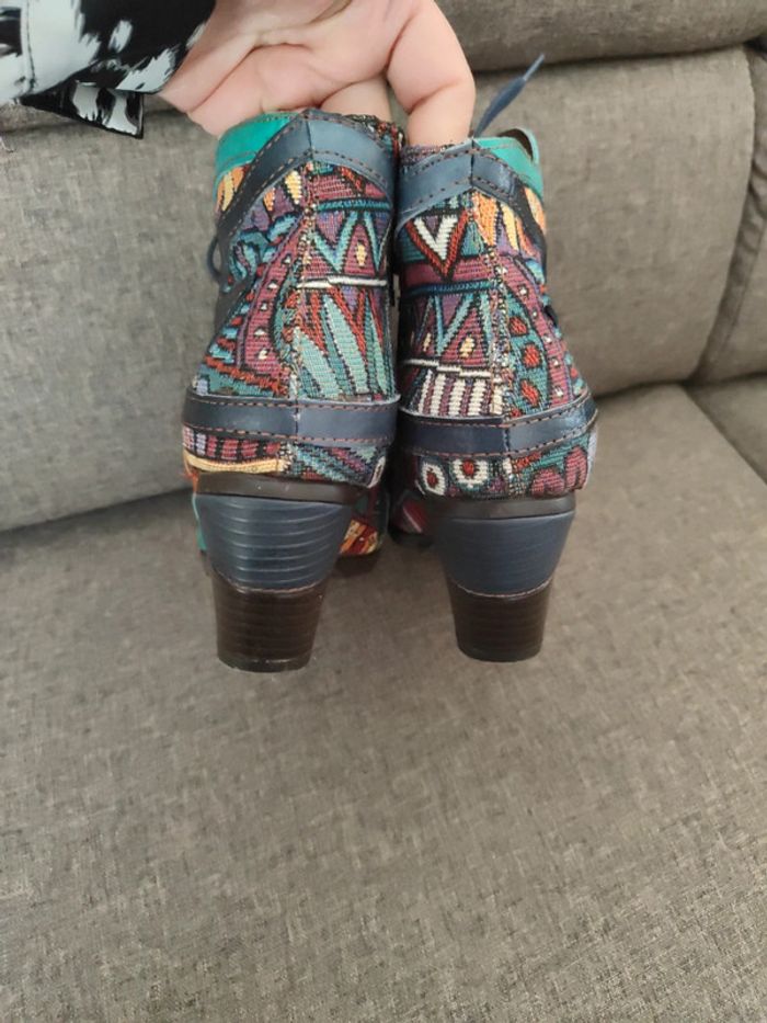 Bottines colorées taille 36 - photo numéro 5