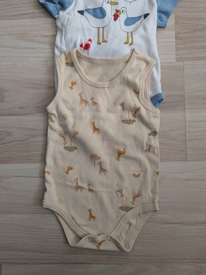 Lot de 5 bodys garçon 9 mois - photo numéro 2