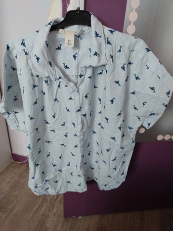Chemise manches courtes taille 40