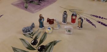 Fèves Crèche complète