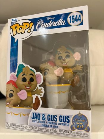 Pop Disney cendrillon numéro 1544 jaq & gus gus, funko pop neuve