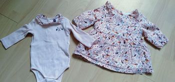 Ensemble body + robe manches longues