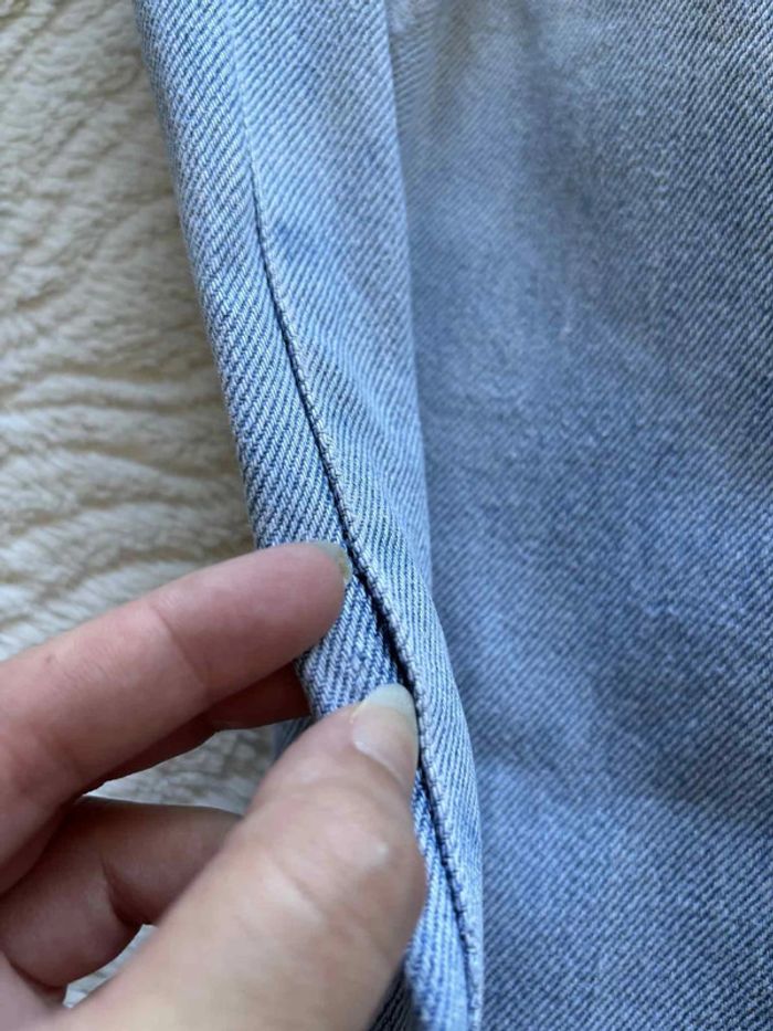 Jean Lévis 501 USA vintage 90s coupe droite bleu clair taille W30 M/40 - photo numéro 7